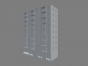 new european flat 3Dモデル