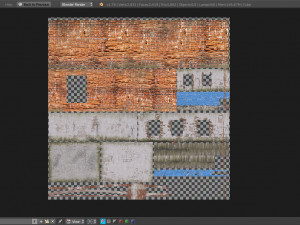 old russian abandoned brick house 3D Модель