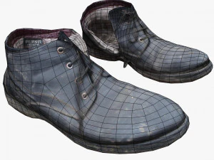 old shabby shoes 3d 3D Model