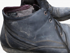 old shabby shoes 3d 3D Model