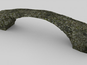 old stone bridge 3D 模型