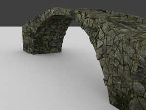old stone bridge 3Dモデル