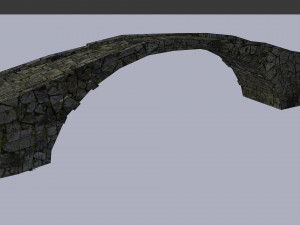 old stone bridge 3Dモデル