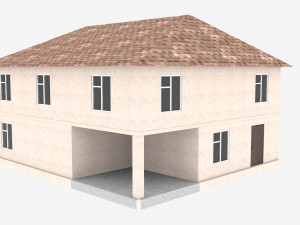 private house 2 model Modelo 3D