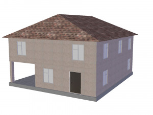 private house 2 model Modelo 3D