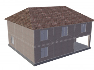 private house 2 model Modelo 3D
