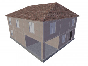 private house 2 model Modelo 3D