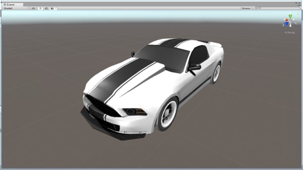 real time gt500 low-poly 3D Model .c4d .max .obj .3ds .fbx .stl .blend 