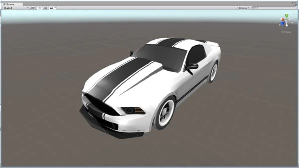 real time gt500 low-poly 3D Model .c4d .max .obj .3ds .fbx .stl .blend 