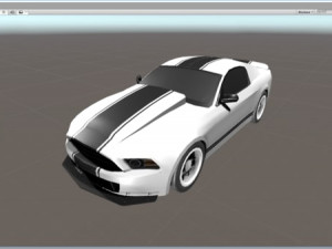real time gt500 low-poly 3D Model