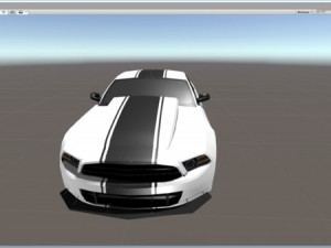 real time gt500 low-poly 3D Model