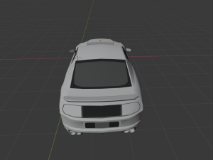real time gt500 low-poly 3D Model