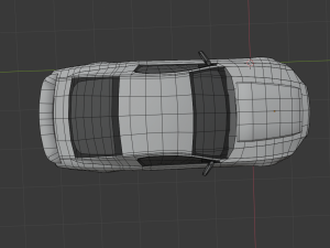 real time gt500 low-poly 3D Model