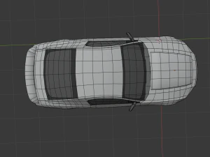 real time gt500 low-poly 3D Model