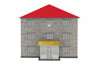 school building 3D Модель