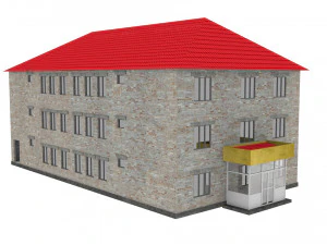 school building 3D Model