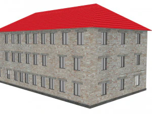 school building 3D Model