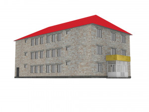 school building 3D Модель
