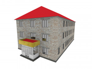 school building 3D Модель
