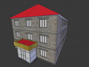 school building 3D Model