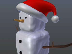 snowman cube 3D Model