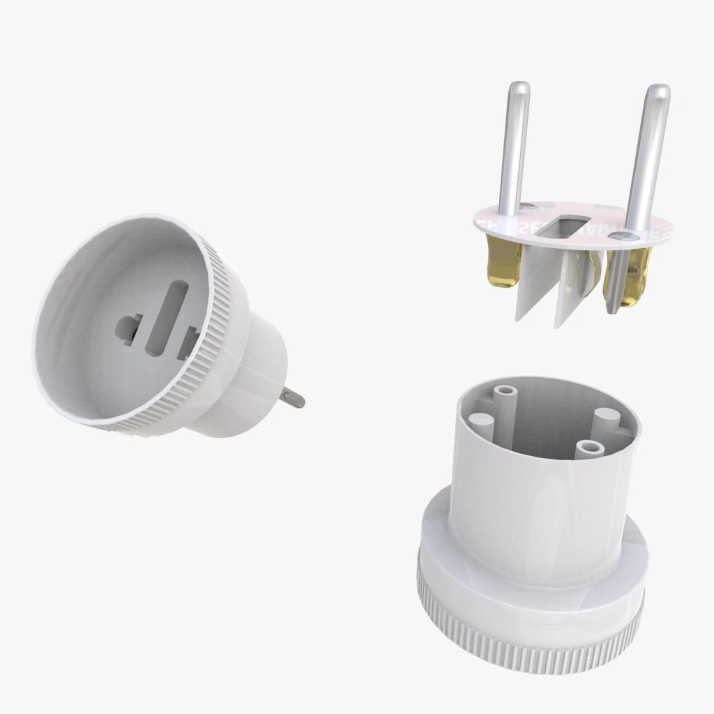 socket adapter 3D Model .c4d .max .obj .3ds .fbx .stl .blend