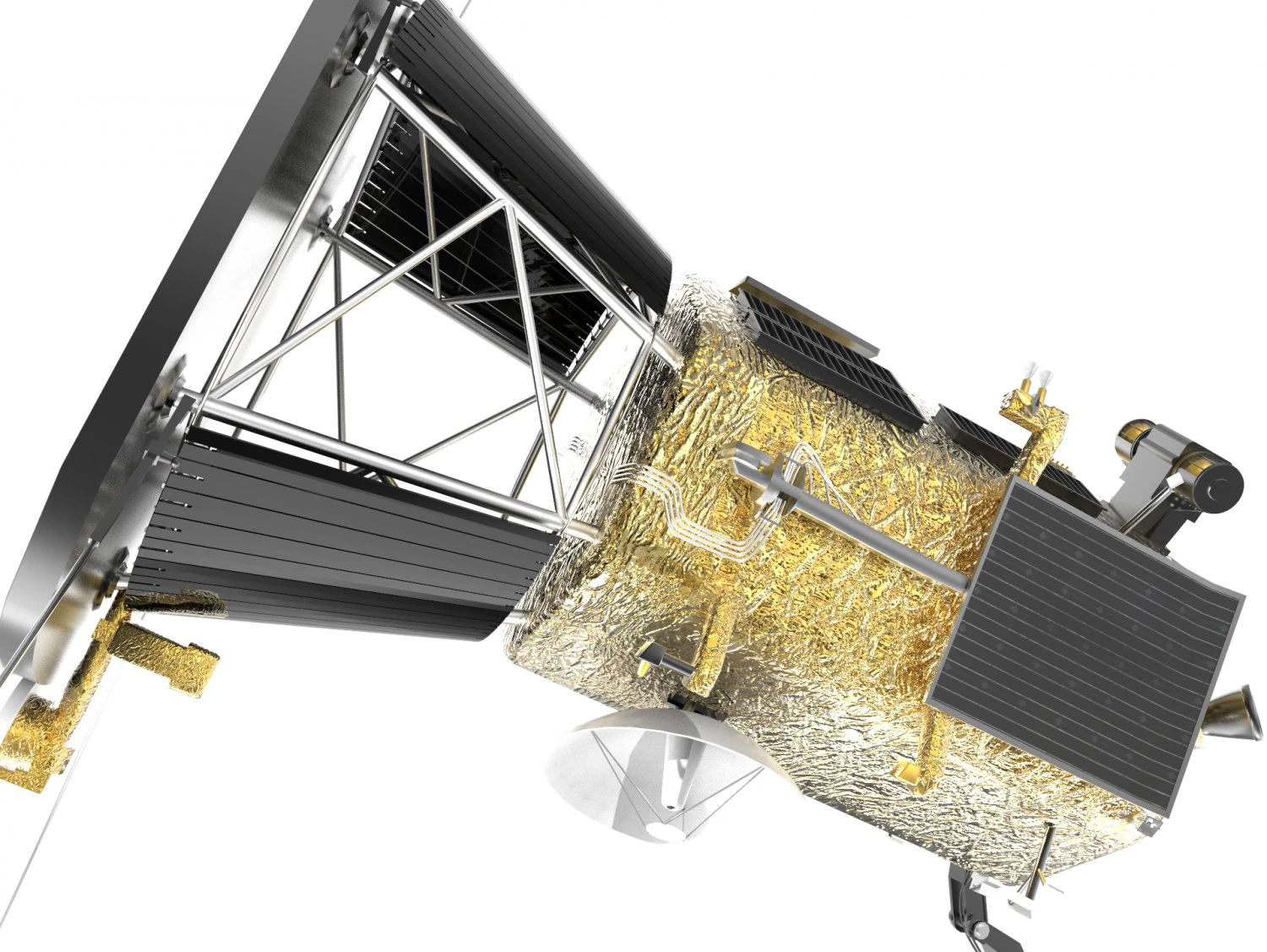 3d space probe parker 3D Model .c4d .max .obj .3ds .fbx .stl .blend 