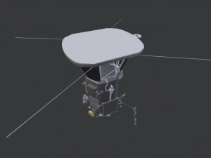3d space probe parker 3D Model