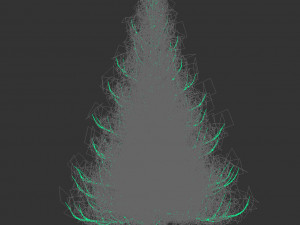 spruce tree snow model 3D Model