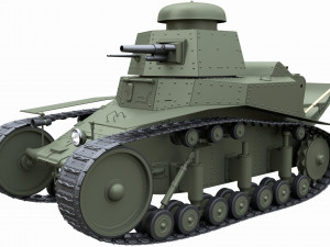 t-18ms-1 soviet light tank 3D Модель