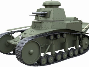 t-18ms-1 soviet light tank 3D Model