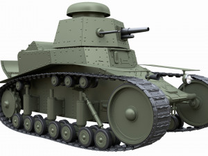 t-18ms-1 soviet light tank 3D Модель
