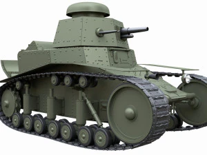 t-18ms-1 soviet light tank 3D Model