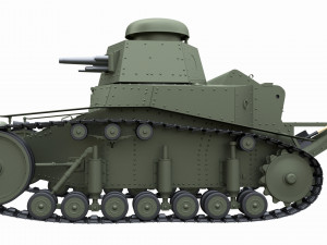 t-18ms-1 soviet light tank 3D Модель