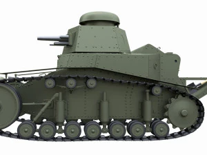 t-18ms-1 soviet light tank 3D Model