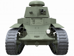t-18ms-1 soviet light tank 3D Модель