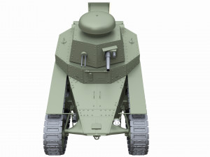 t-18ms-1 soviet light tank 3D Модель