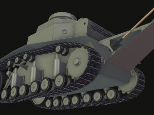 t-18ms-1 soviet light tank 3D Модель
