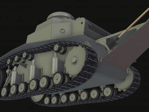 t-18ms-1 soviet light tank 3D Model