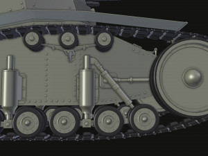 t-18ms-1 soviet light tank 3D Модель