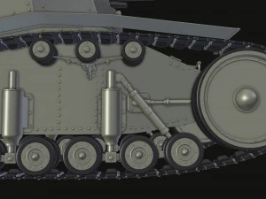 t-18ms-1 soviet light tank 3D Model