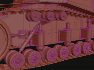 t-18ms-1 soviet light tank 3D Model