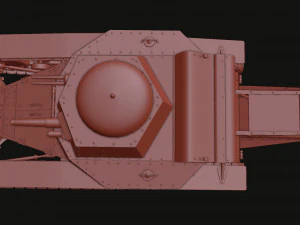 t-18ms-1 soviet light tank 3D Model