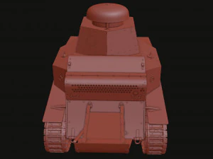 t-18ms-1 soviet light tank 3D Model