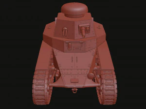t-18ms-1 soviet light tank 3D Model