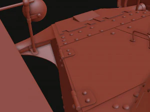 t-18ms-1 soviet light tank 3D Model