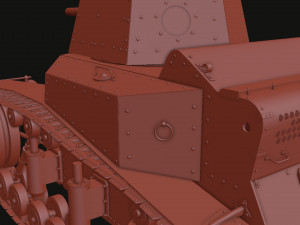 t-18ms-1 soviet light tank 3D Модель