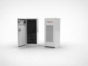 tesla powerpack 3D 模型