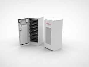 tesla powerpack 3D 模型