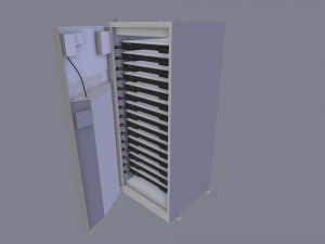 tesla powerpack 3D 模型